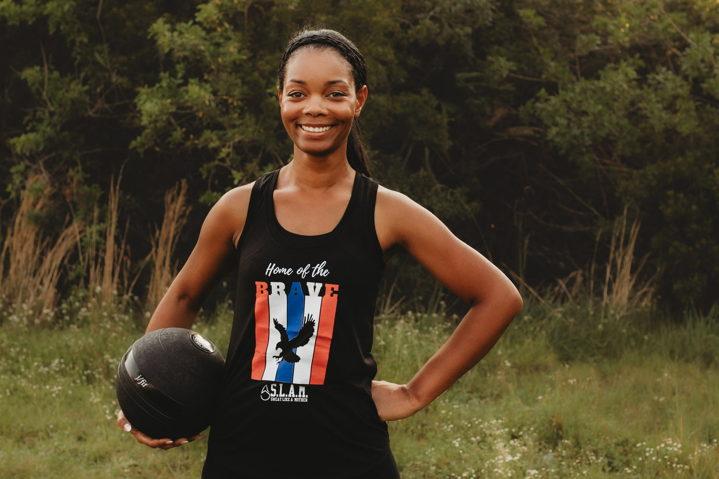Patriotic SLAM Racerback Tank