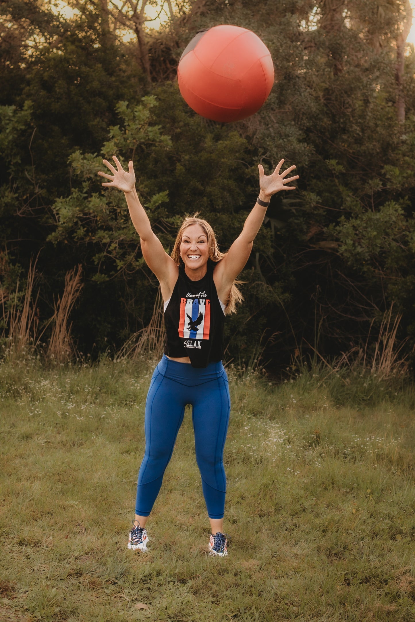 Patriotic SLAM Crop Tank