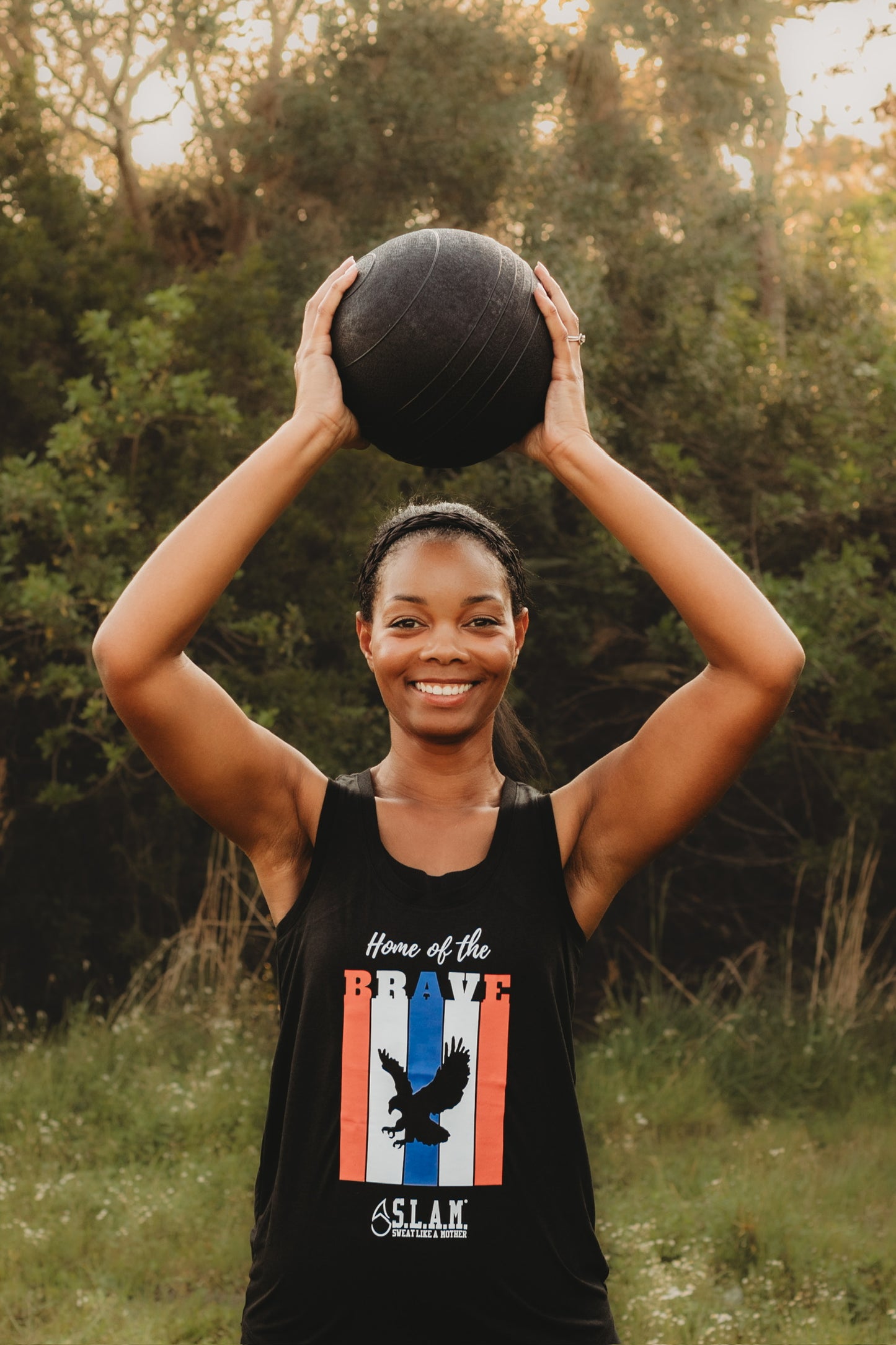 Patriotic SLAM Racerback Tank