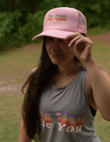S.L.A.M. Be You Soft Pink Trucker Hat