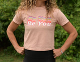 S.L.A.M. Be You Peachy Crop Tee