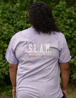 S.L.A.M. Be You Purple Colorblast Tee