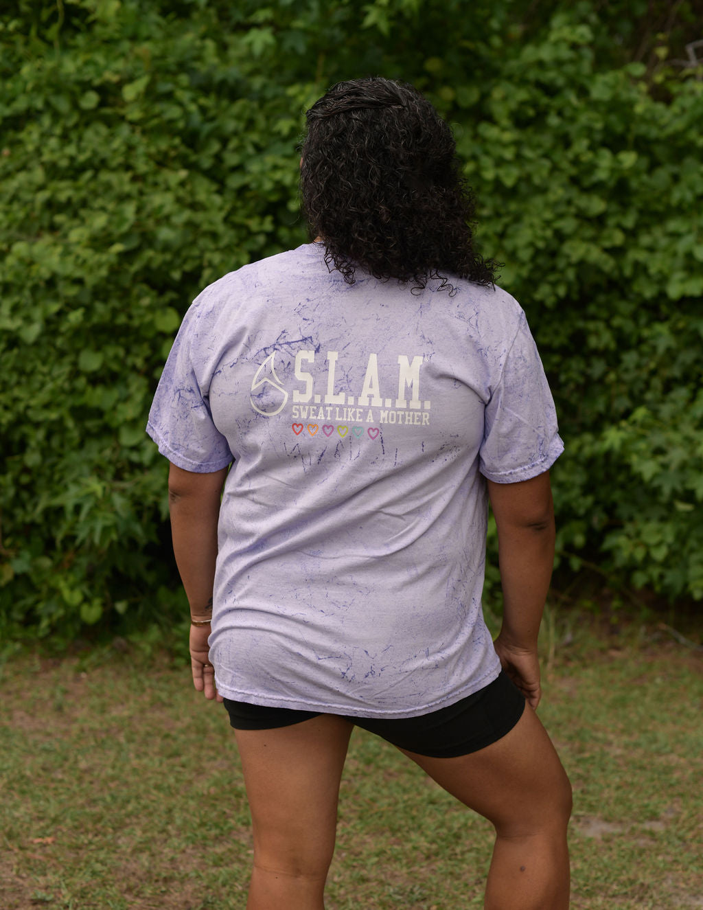 S.L.A.M. Be You Purple Colorblast Tee