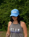 S.L.A.M. Iconic Logo Blue/White Trucker Hat
