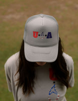 S.L.A.M. Patriotic Gray Trucker Hat