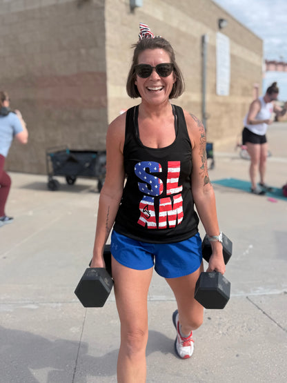 Patriotic SLAM Racerback Tank