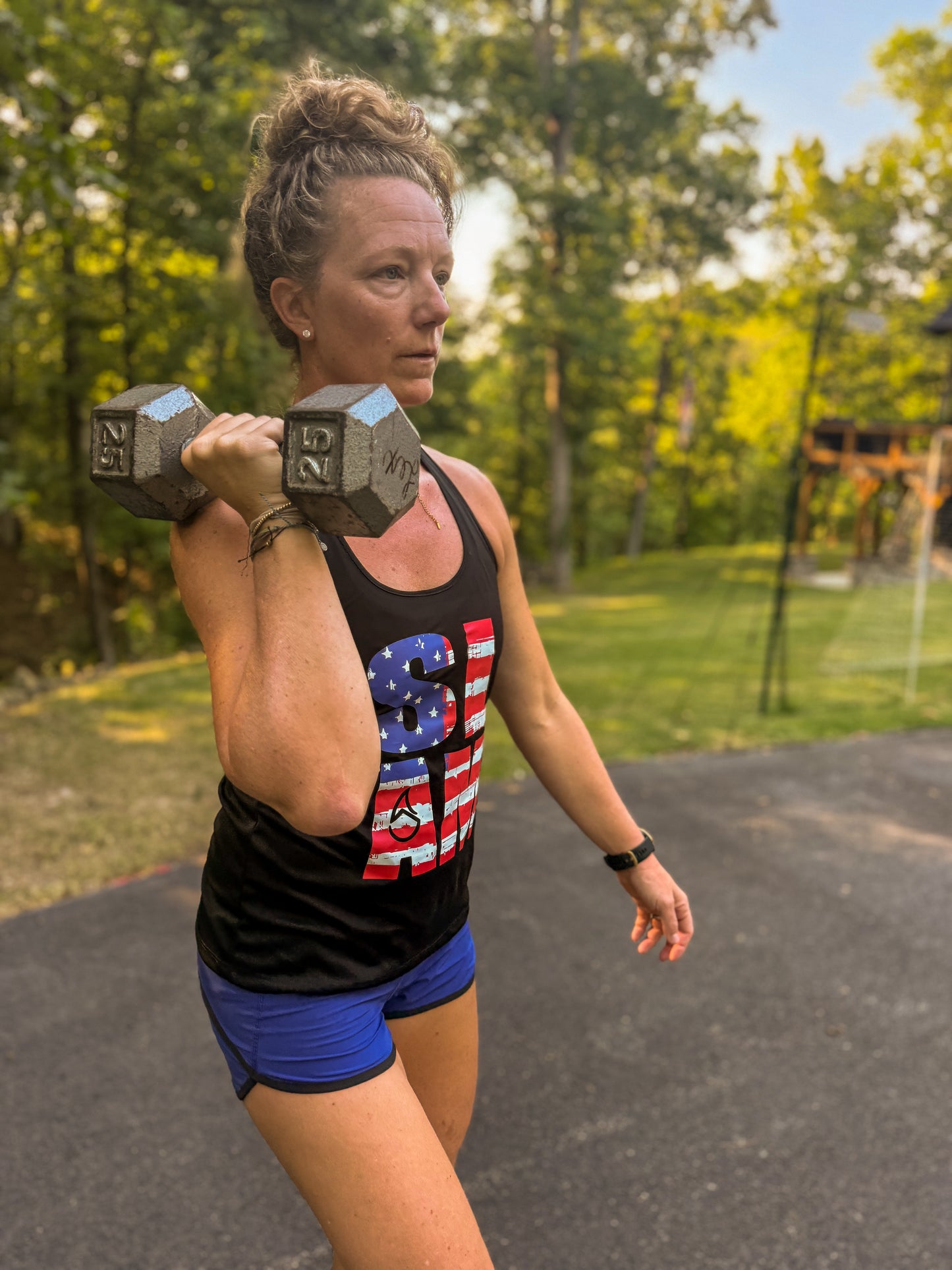 Patriotic SLAM Racerback Tank
