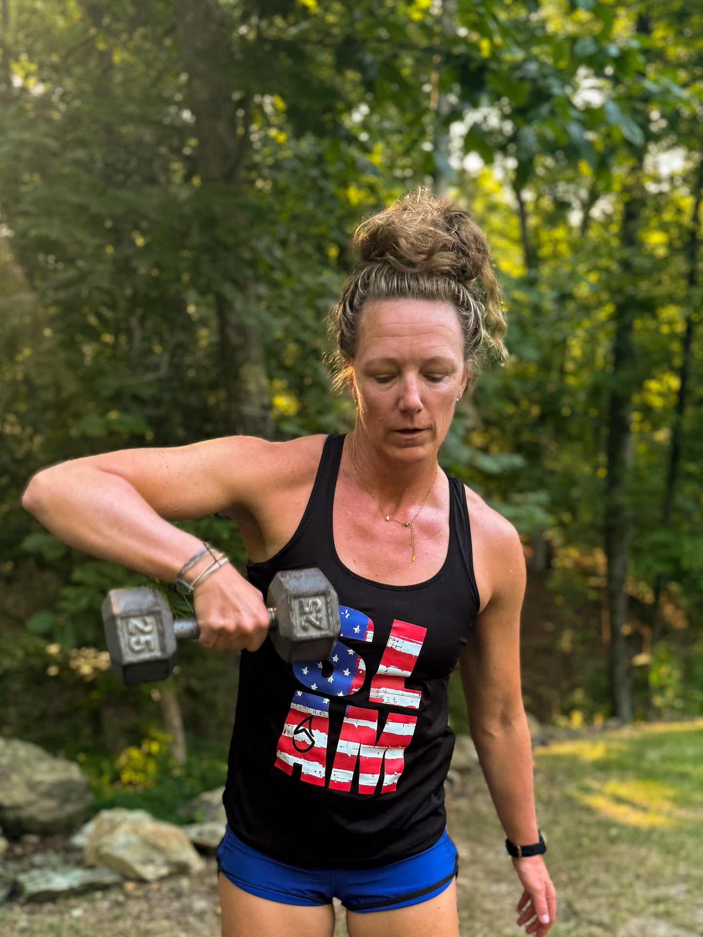 Patriotic SLAM Racerback Tank