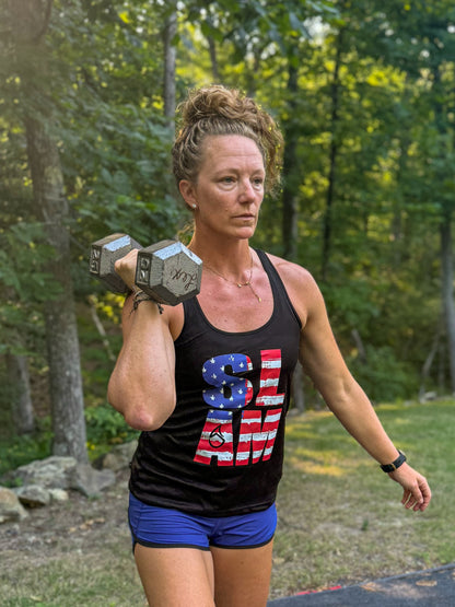 Patriotic SLAM Racerback Tank