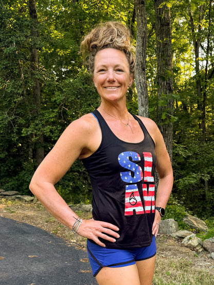 Patriotic SLAM Racerback Tank