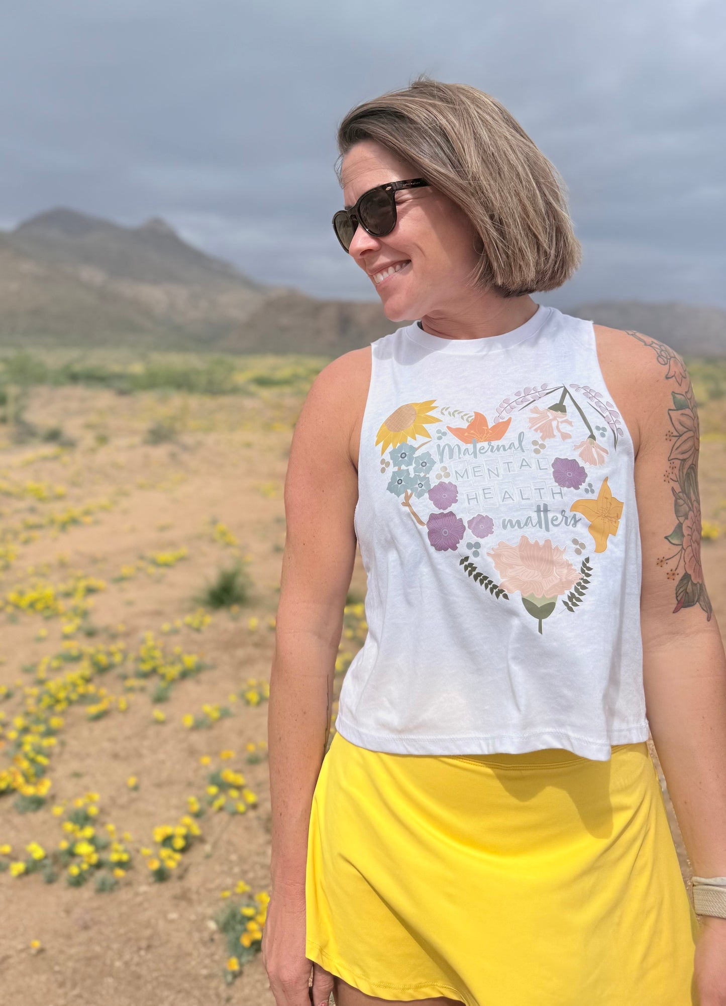 Maternal Mental Health SLAM Crop Tank
