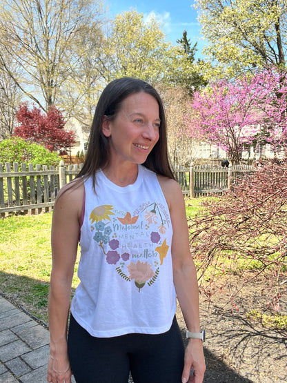 Maternal Mental Health SLAM Crop Tank