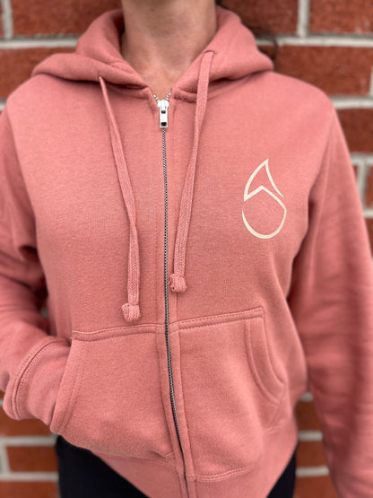 *Preorder* SLAM On Repeat Full Zip Crop Hoodie