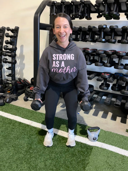 Strong As A Mother SLAM Super Crop Hoodie