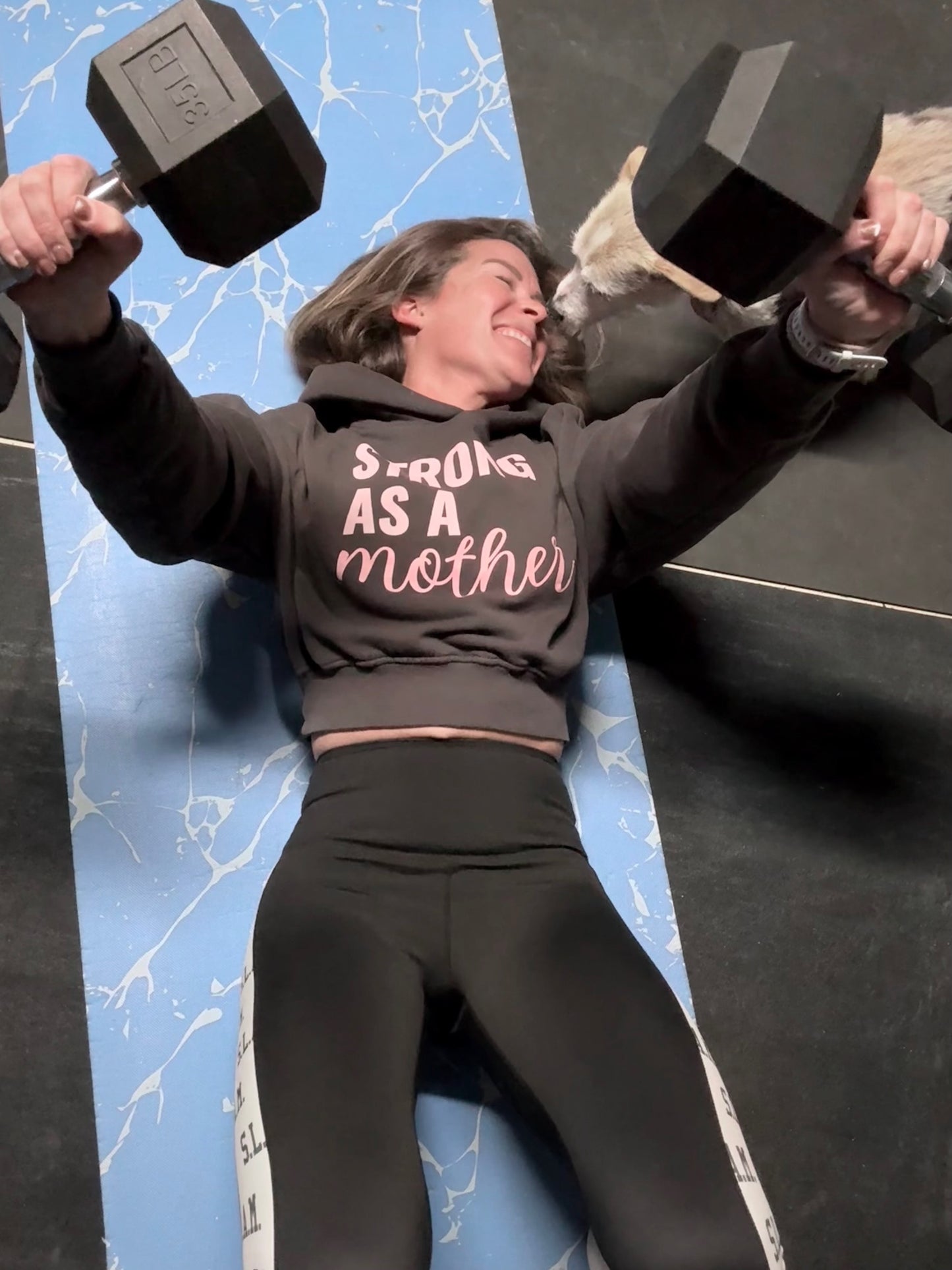 Strong As A Mother SLAM Super Crop Hoodie