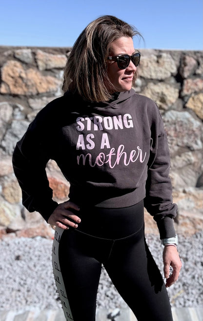 Strong As A Mother SLAM Super Crop Hoodie
