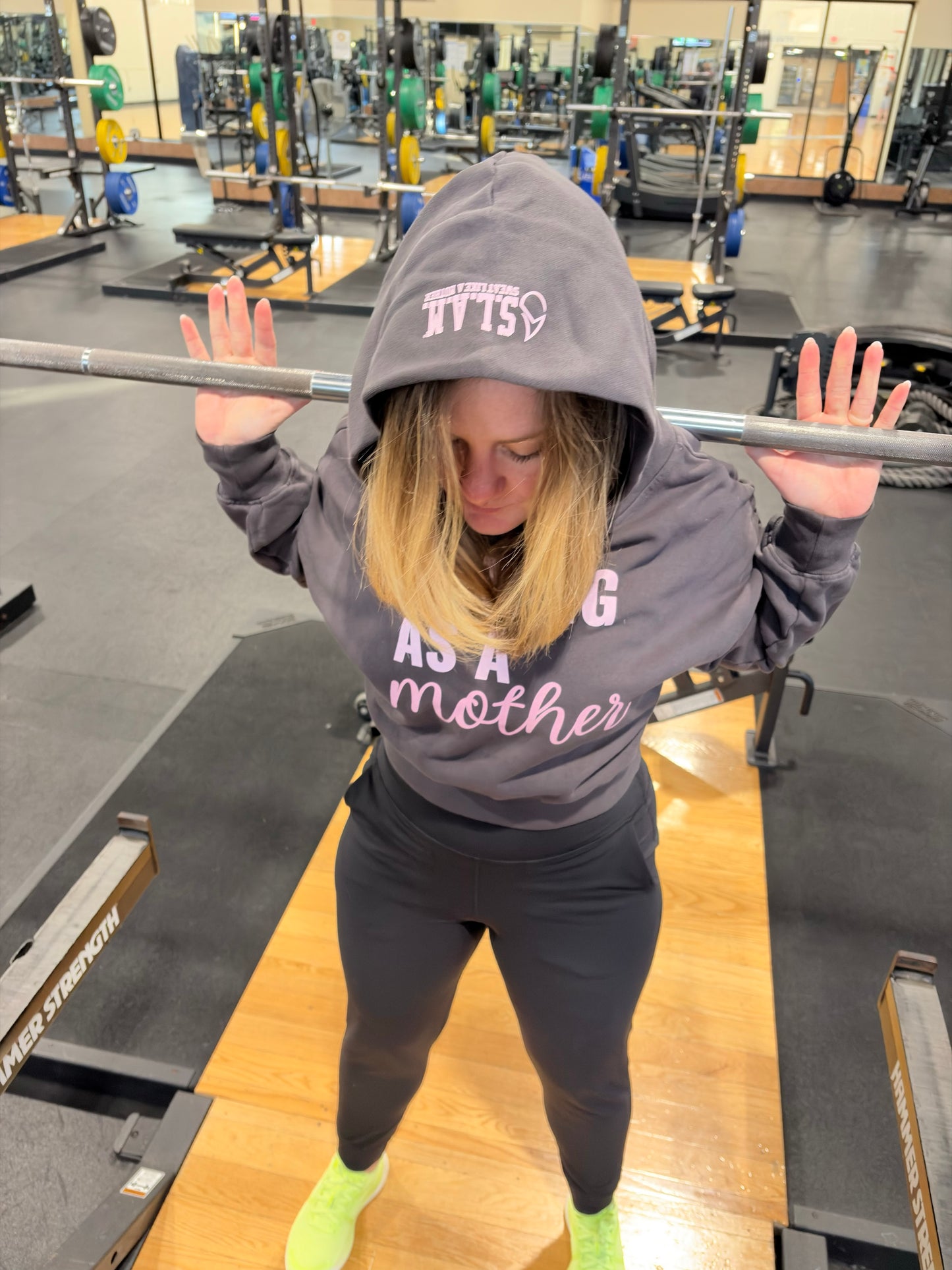Strong As A Mother SLAM Super Crop Hoodie
