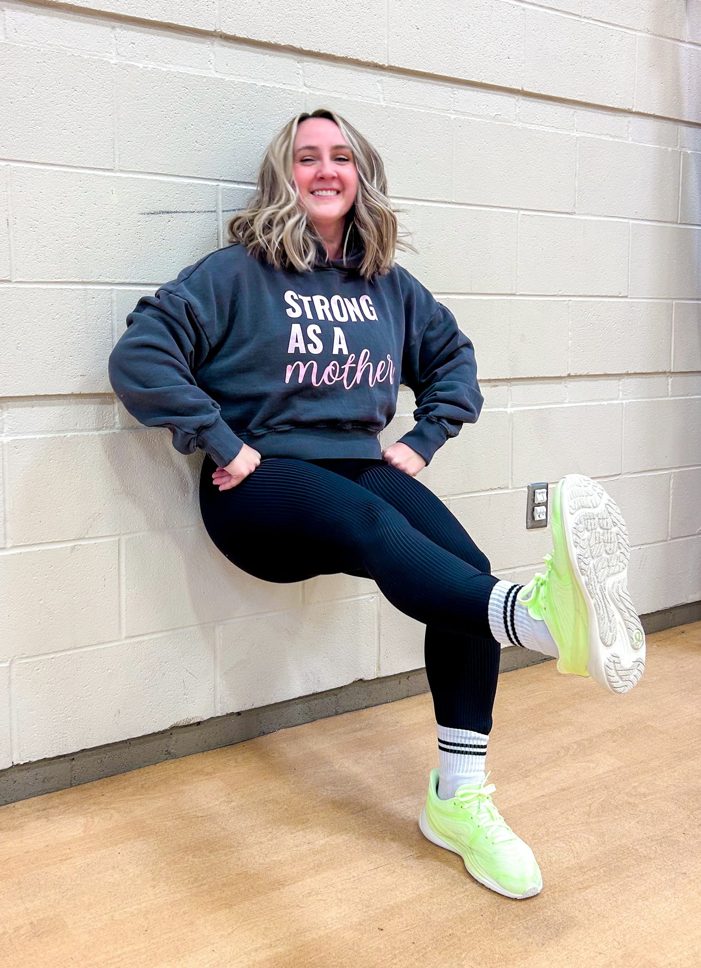 Strong As A Mother SLAM Super Crop Hoodie