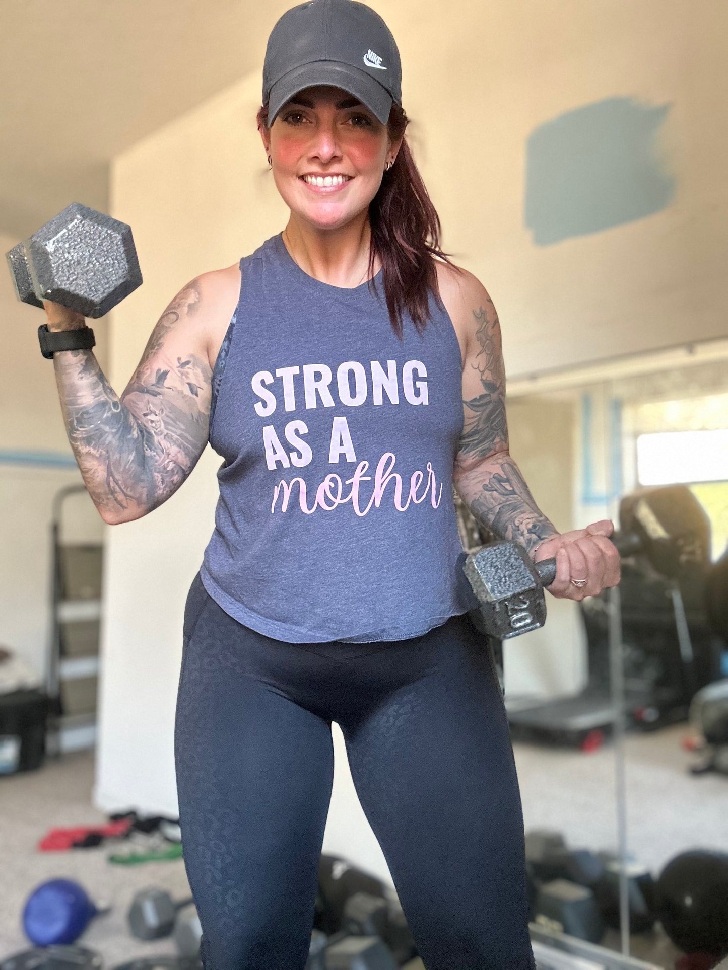 Strong As A Mother SLAM Crop Tank
