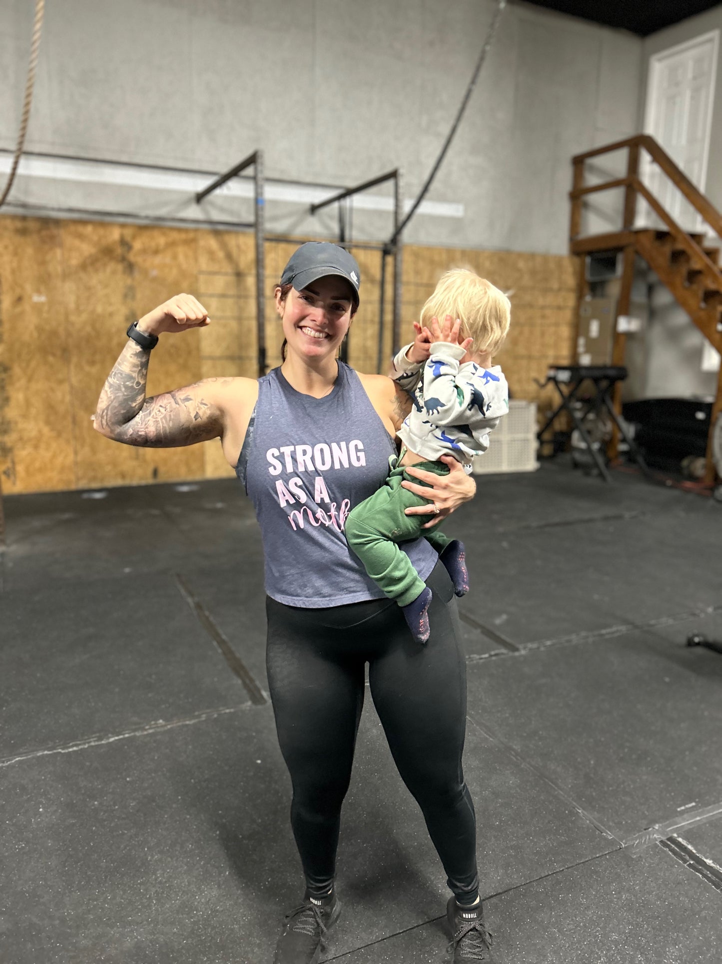 Strong As A Mother SLAM Crop Tank