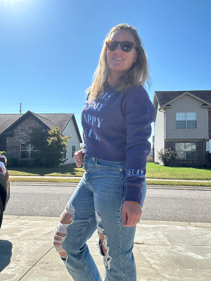 *Preorder* This Is My Happy Hour SLAM Crop Sweatshirt