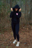 Sweat Like A Mother - Heart Crop Hoodie