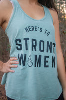 Sweat Like A Mother - Strong Women Open Back Tank